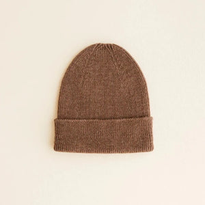 Beanie Fonzie Newborn - Mocha