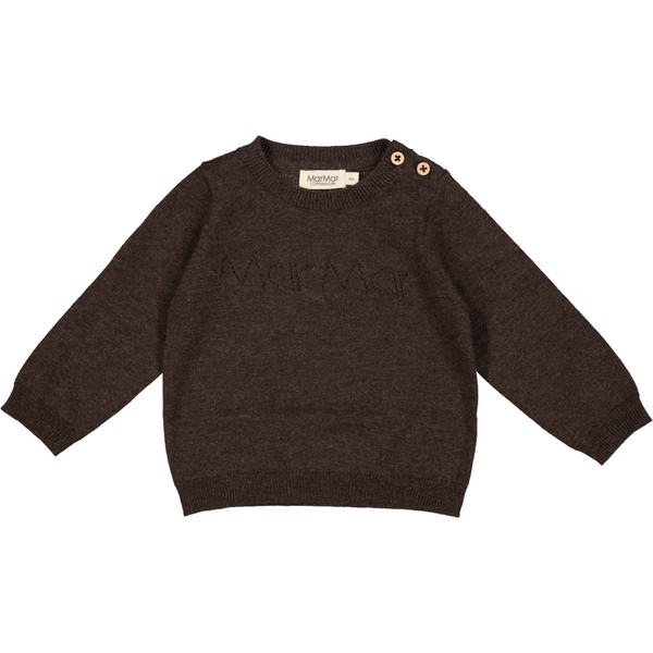 Tano B Trui Light Cotton Wool - Espresso Melange